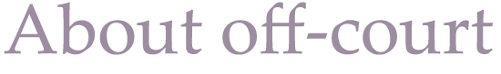 About off-court
